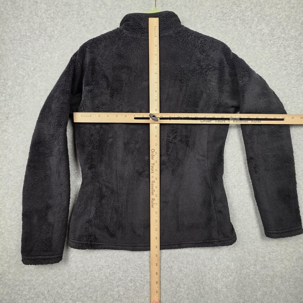 The North Face Sweatshirt‎ Womens Medium Black Fleece 1/4 Zip Pocket Pullover - Picture 6 of 9
